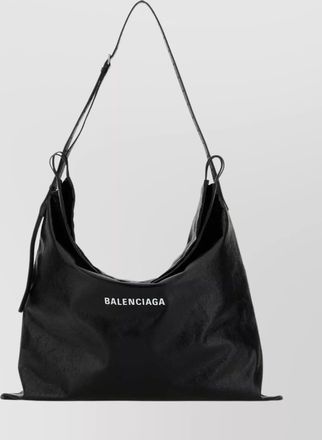 Balenciaga oversized leather shopping bag with slouchy silhouette