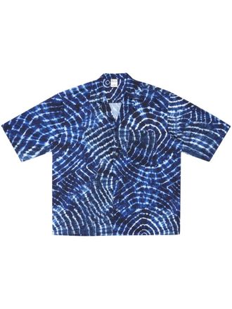 Marcelo Burlon Overhemd met print - Blauw