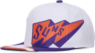 Mitchell & Ness Caps, unisex, White, Size: ONE SIZE Phoenix Suns Flat Brim Cap