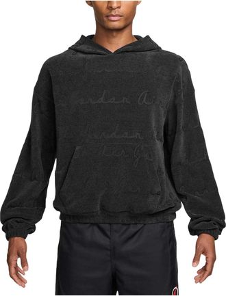 Nike Jordan Air Jordan Flight Jacquard Pullover Hoodie Black IF1837-010