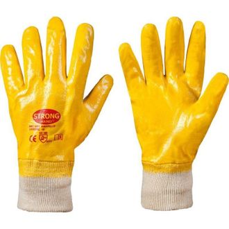 Strong Cosmetics Guantes De Protecci&oacute;n Amarillo, Talla 9 (por 12)