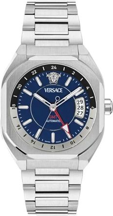 Versace Automatisch GMT Horloge - Heren - Horloges - Blauw - ONE Size - Accessoires