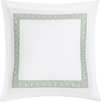 Matouk Ophelia Euro Pillow Sham in Clover at Nordstrom
