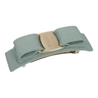 Ferragamo Accessoires, Dames, Groen, ONE Size, Vara Bow Haarclip