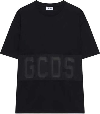 GCDS T-Shirt mit Logoband