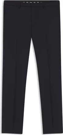 BOSS ONE Extra-slim-fit pants in virgin-wool serge
