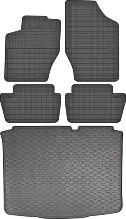 OEM Juego De Alfombrillas De Goma Para Coche Y Maletero Para Citro&euml;n C4 I Hatchback (2004-2010)
