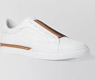 Fendi leather slip-on sneakers