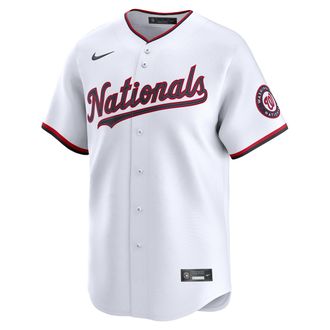 Nike James Wood Washington Nationals Nike Mens Dri-FIT MLB Limited Jersey in White | LM25WTHOWT9-49G