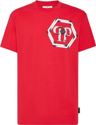 Philipp Plein T-Shirt Round Neck Ss Hexagon