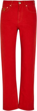 Blaz&eacute; Milano Clapotis Paso Straight-leg Jeans - Red - 4 (UK14 / L)