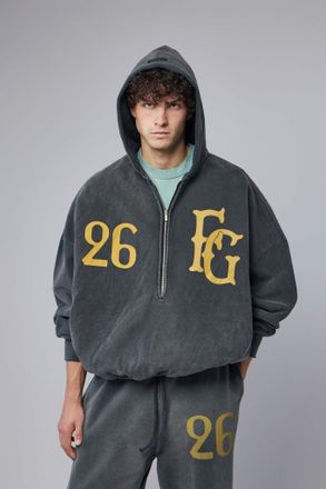 Fear of God Baseball Club Half Zip Hoodie