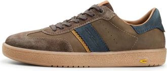 Camel Active Sneaker met gekleurde zijstreep - Heren - Sneakers - Groen - 46 EU - Schoenen
