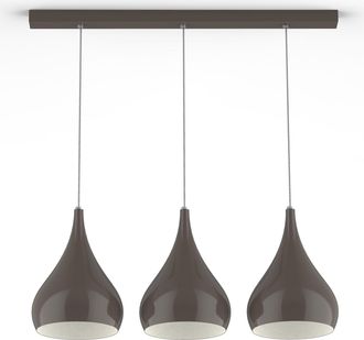Lumicom Calice L&aacute;mpara De Techo Lineal X3 Bicolor Brillo