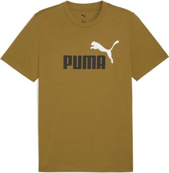 Puma Unisex ESS 2 Colour No. 1 Logo Tee T-Shirts (Pack of 1), Honey Butter Brown, XXL