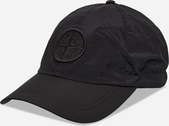 Stone Island Nylon Metal Baseball Cap Black