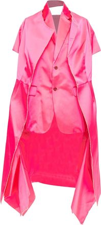 Comme Des Gar&ccedil;ons Comme Des Garcons structured satin layered coat