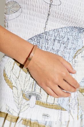 Tory Burch Bracelet With Logo, Womens, Gold