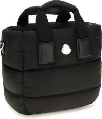 Moncler Womens Black Nylon Shoulder Bag