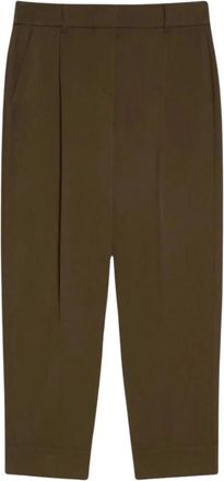 iBlues Razza Broek - Dames - Broeken - Groen - M - Polyester - Broeken