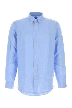 Polo Ralph Lauren Powder Blue Linen Shirt