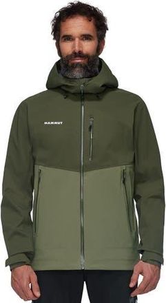 Mammut Alto Guide Hs Hooded Jacket - Mens in Marsh/dark Marsh at Nordstrom, Size Xx-Large