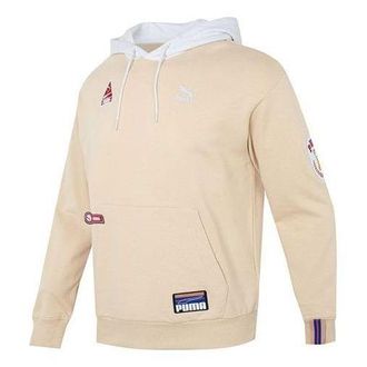Puma Team Badge Hoodie Beige 677377-67