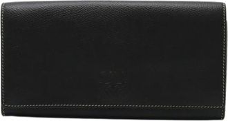 Loewe Pre-owned Wallets, female, Black, Size: ONE SIZE Pre-owned Leather wallets