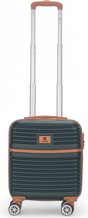 Infinity Leather ABS Hardshell Onderstoel Cabinekoffer 45 x 35 x 20 cm Bagage Geschikt voor Easyjet