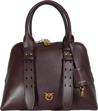 Pinko Escape Bag - Dames - Handtassen - Rood - ONE Size - Katoen - Tassen