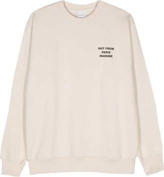 Dr&ocirc;le de Monsieur Le Sweatshirt Slogan Top