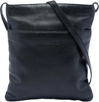 Loewe Pre-owned Crossbody Bag - Dames - Vintage Schoudertas - Zwart - ONE Size - Leer - Vintage