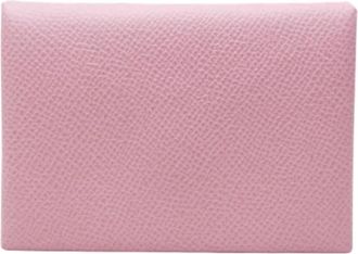 Herm&egrave;s Pre-owned Leather home-office - Dames - Vintage Accessoires - Roze - ONE Size - Vintage