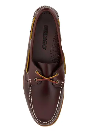 Sebago Leather Boat Shoe Loafer - Brown