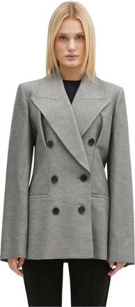 J.W.Anderson Jassen, Dames, Grijs, S, Hourglass Tailored Jacket