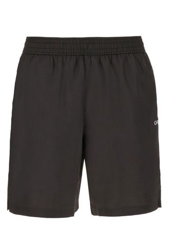 Off-white Scribble Diags swim shorts - Black