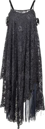 Dolce & Gabbana Dolce & Gabbana kanten jurk met versieringen - jaren 90