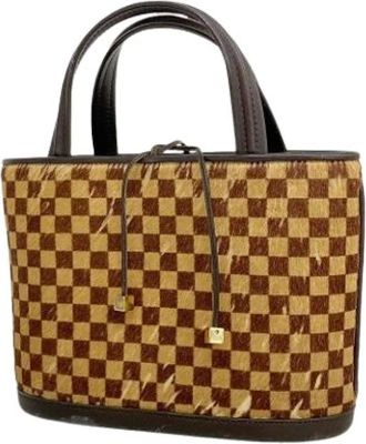Louis Vuitton Pre-owned Vintage Handtas - Dames - Pre-owned - Bruin - Maat: ONE Size