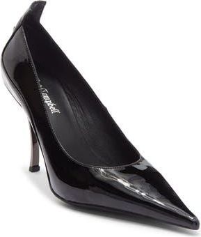 Jeffrey Campbell Freak Out Pointed Toe Pump in Black Patent at Nordstrom Rack, Size 8.5