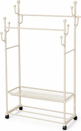OEM Appendiabiti Cactus Mobile Multifunzione Per Camera Da Letto Salotto Bianco 100 Cm