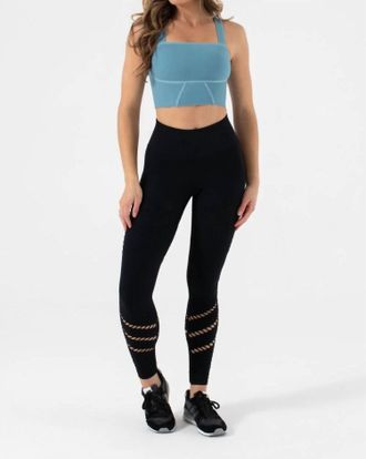 Nux Napa Sports Bra Tank Top In Glass Blue