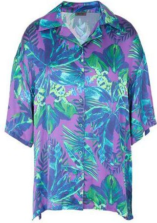 8 by YOOX PRINTED VISCOSE BOWLING SHIRT