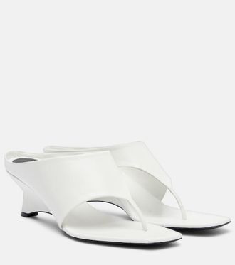Khaite Marlow 55 leather mules