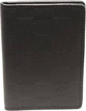 Louis Vuitton Tweedehands leren portemonnees - Heren - Vintage Accessoires - Zwart - ONE Size - Leer - Vintage