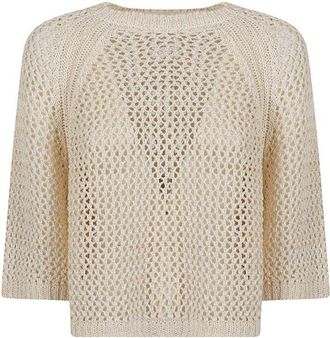 Fabiana Filippi Sweaters Bianco Vaniglia