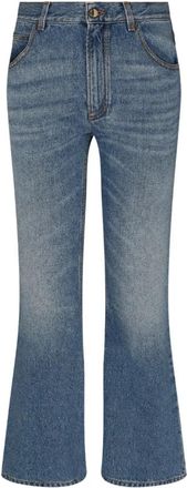 Chlo&eacute; Mistig Blauwe Bootcut Hennep Jeans - Dames - Bootcut Jeans - Blauw - W25 - Hennep - Jeans