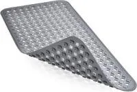 OEM Tappetino Da Bagno Antimuffa 88x40 Cm, Lavabile In Lavatrice, Tappetino Rettangolare Per Doccia Con Ventosa Di Drenaggio, Colore Grigio Scuro