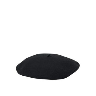 Borsalino Classic Beret Hat - Dames - Hoeden - Zwart - ONE Size - Accessoires