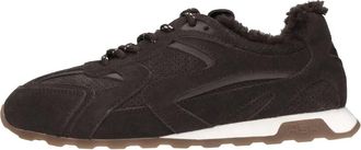 Ash Kasar Su&egrave;de Faux-Fur Lined Sneaker - Dames - Sneakers - Bruin - 38 EU - Su&egrave;de - Schoenen