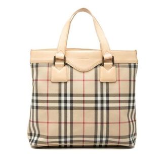 Burberry Pre-owned Tote Bags, female, Beige, Size: ONE SIZE Pre-owned Vintage Canvas Tote Bag